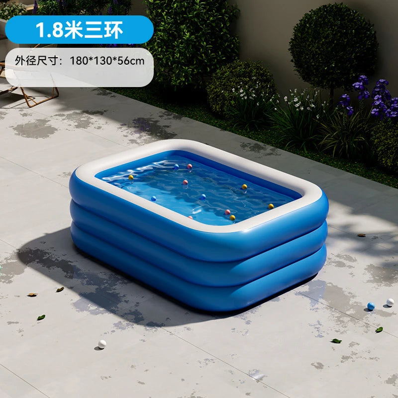 Hồ Bơi Gia Đình Cực Đại Bơm Hơi Ngoài Trời Hè