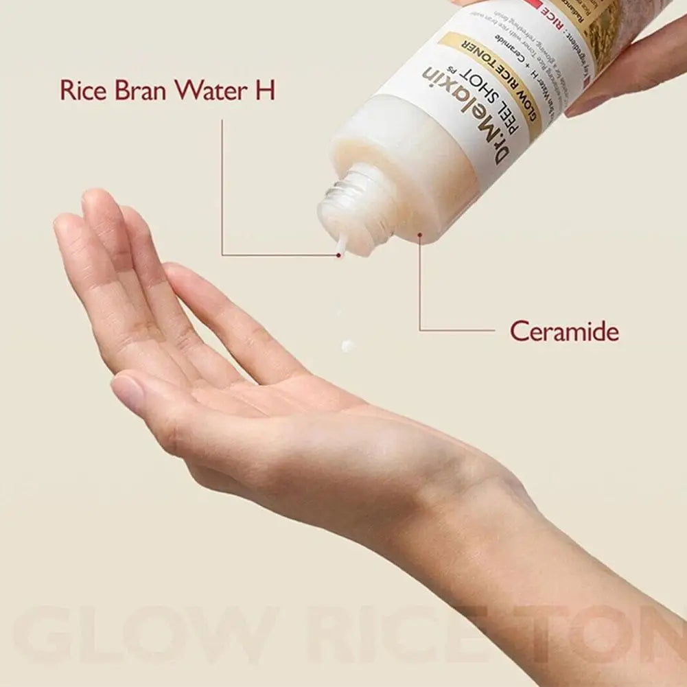 White Rice Toner Deep Moisturizing Soothing the Skin Cleanses Skin Nourishes Hydrates Relieve Dry White Rice Astringent Water