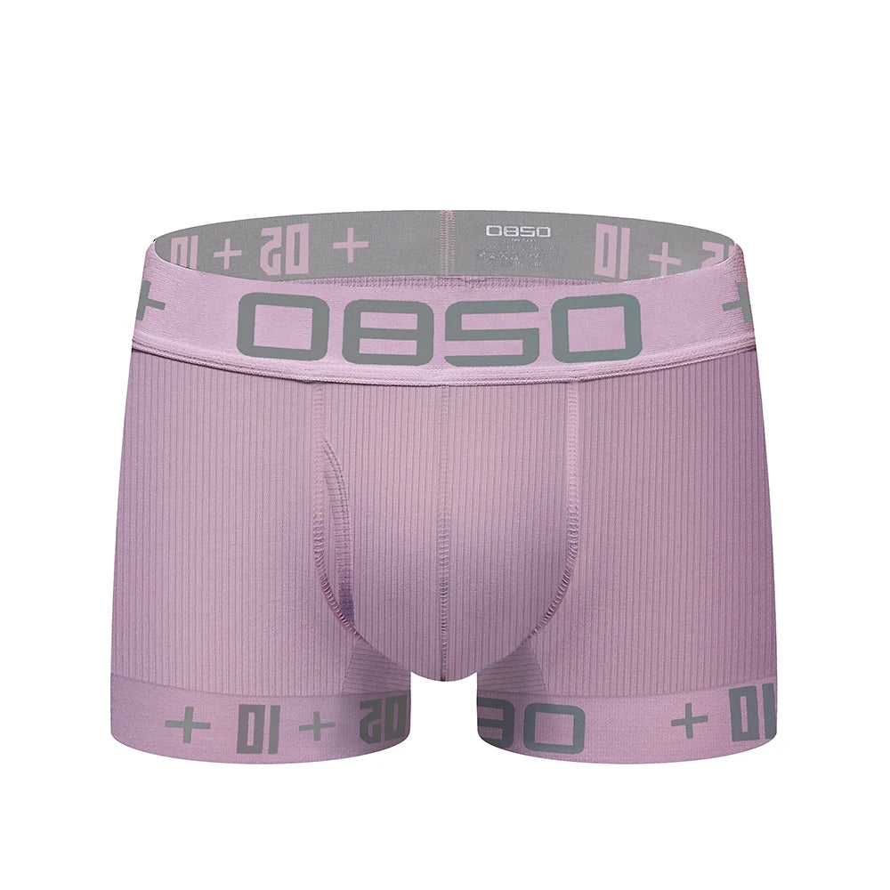 Men's Boxer Underwear Soft Cotton Sexy 3D Long