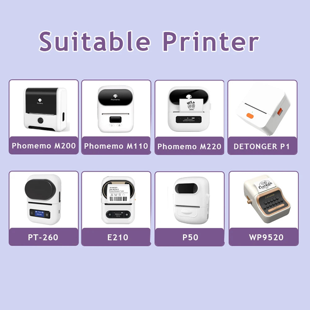 Máy In Nhãn Nhiệt Tự Dính E210/P50/PT-260 Phomemo - Daisan Mart