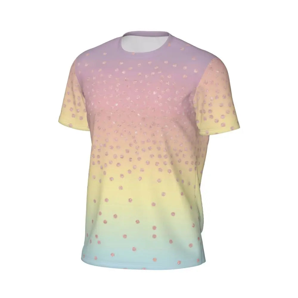 Áo Thun Nam Ombre Tím Hồng Thời Trang Hè Đầy Phong Cách