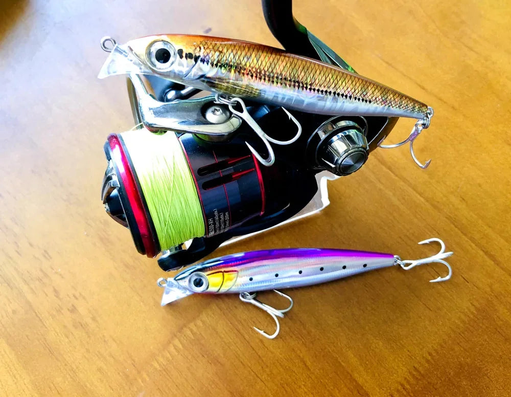 GREENSPIDER Sinking Minnow 100mm 34g Wobbler Pesca Swimbait Long Cast Tackle Pike Fishhook Sea Fishing Lure Jerkbait