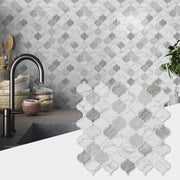 Nhãn dán gạch vân đá xám chống nước tự dán DIY - Daisan Mart