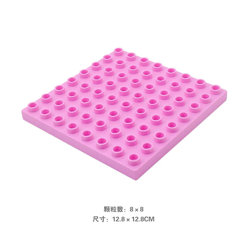 8*8 Dots Creative Large Particle Double Floors Building Blocks Base Plate DIY Bricks Baseplate Toys For Kids Christmas Gift