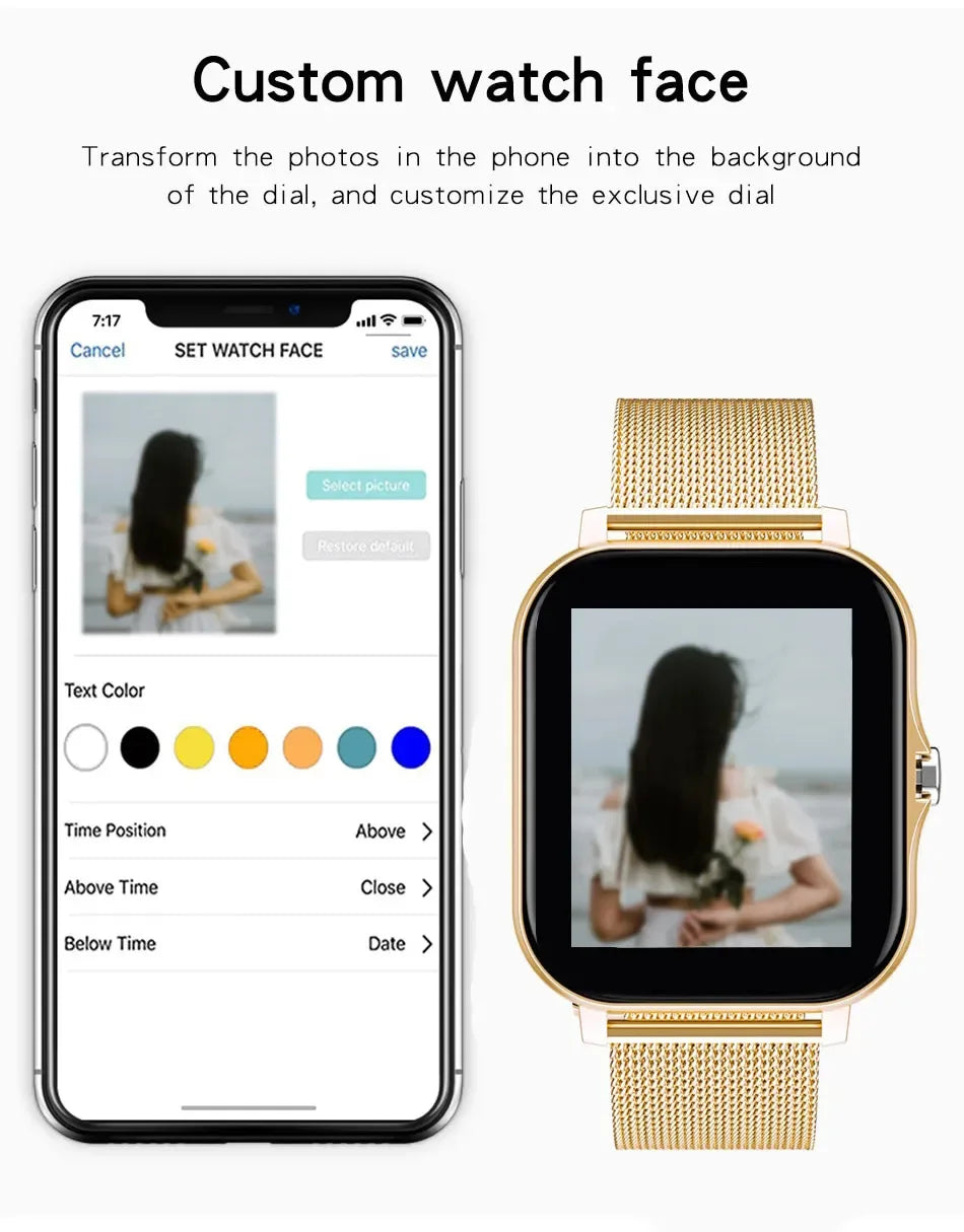 1.83'' multi-function waterproof sports smart watch