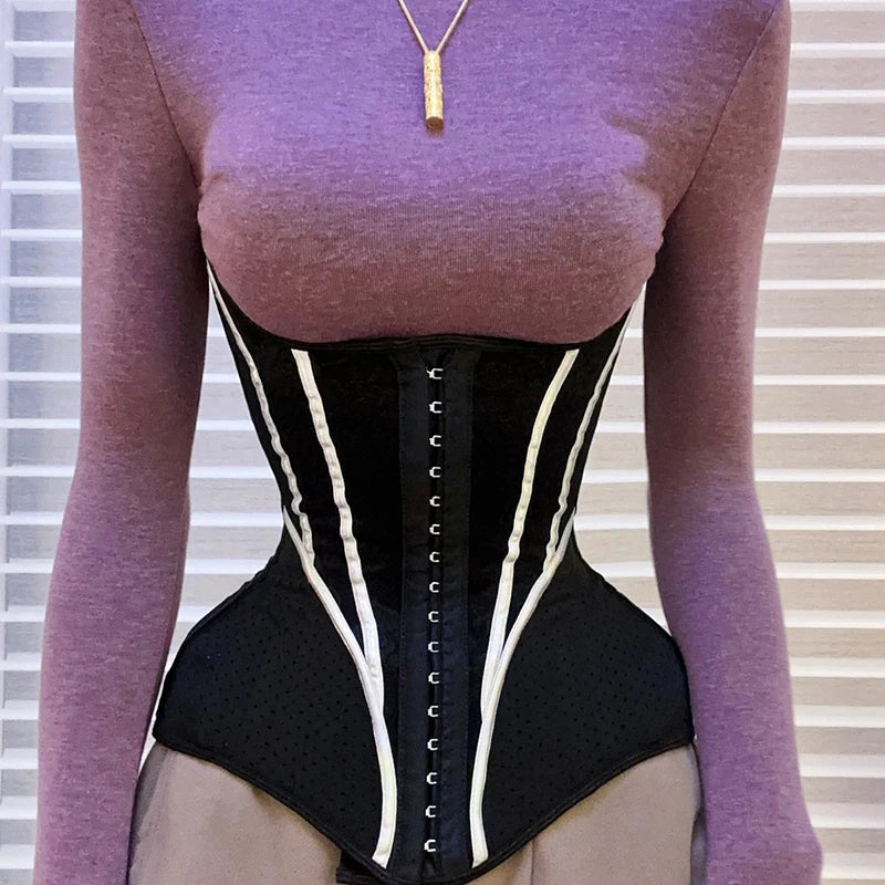 Áo Nịt Bụng Cao Cấp 5XS-4XS 25 Xương Thép Fajas Latex - Daisan Mart