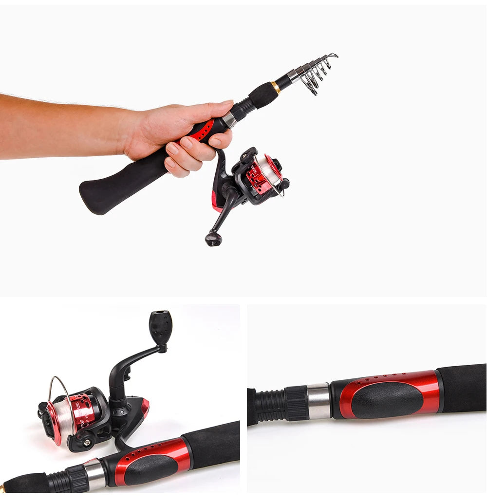 Bộ Cần Câu Đa Năng 1.6M Gồm Máy, Mồi, Túi Du Lịch