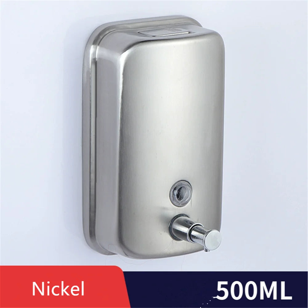 Bình Xà Phòng Treo Tường Inox 304 Mạ Vàng Hồng Cổ - Daisan Mart