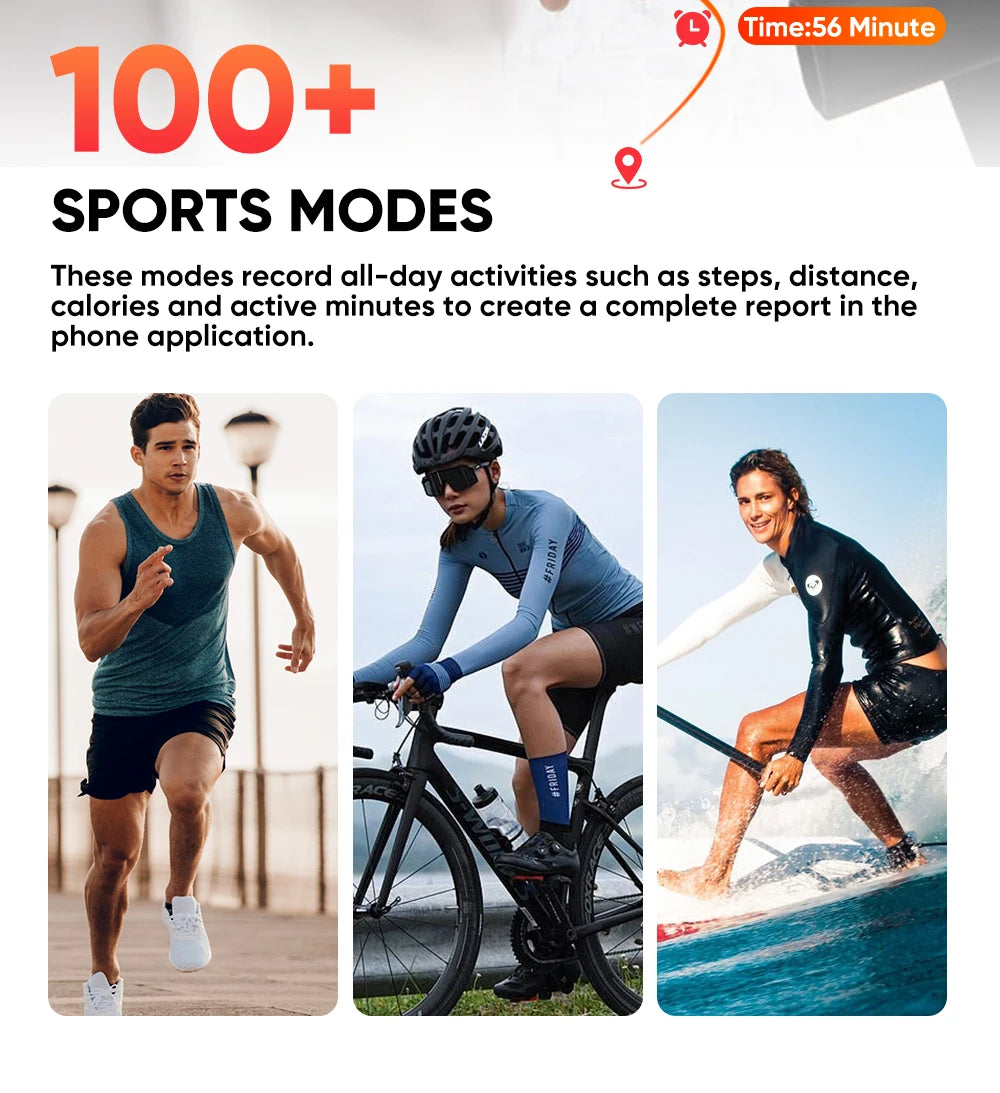 Đồng Hồ Thông Minh 1.85 AMOLED Chống Nước IP68