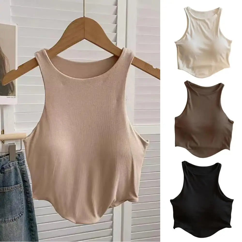 Áo tập yoga nữ dáng rộng, croptop bra liền tiện lợi - Daisan Mart