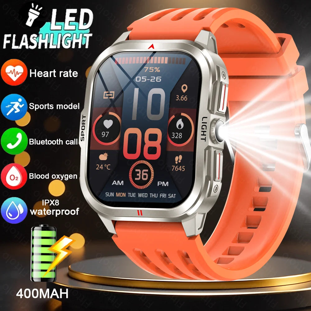 Đồng Hồ Thông Minh Nam 2025 2.01 HD, Gọi Bluetooth