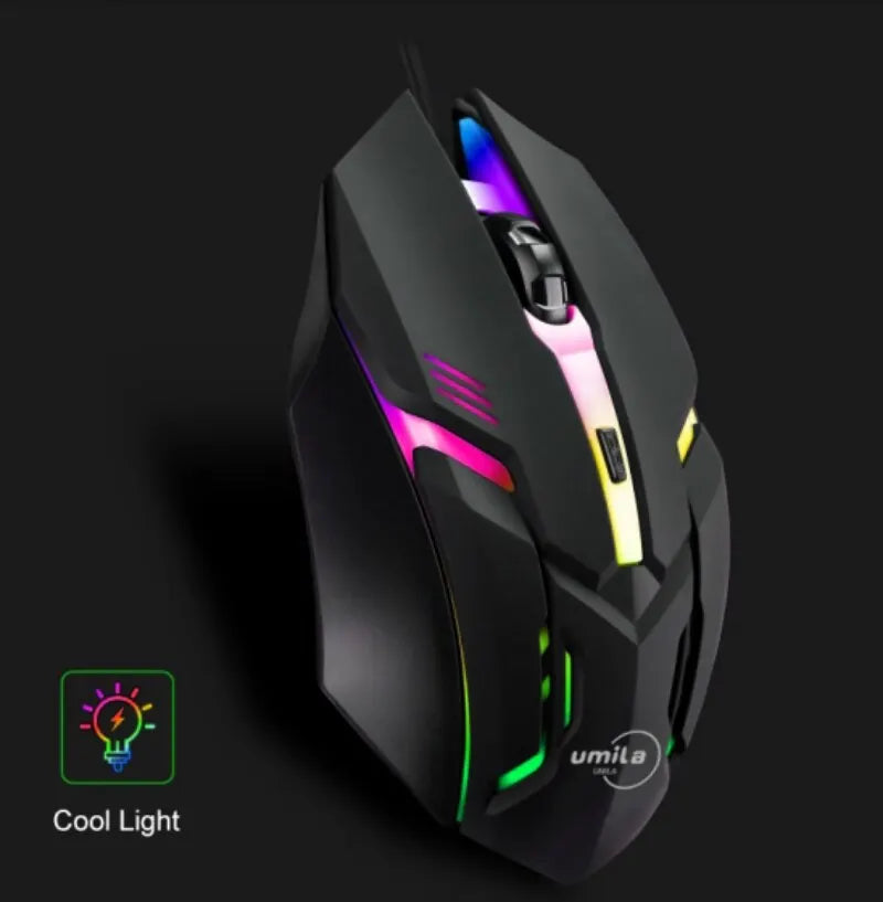 New 2025 USB LED Ergonomic Gaming Mouse