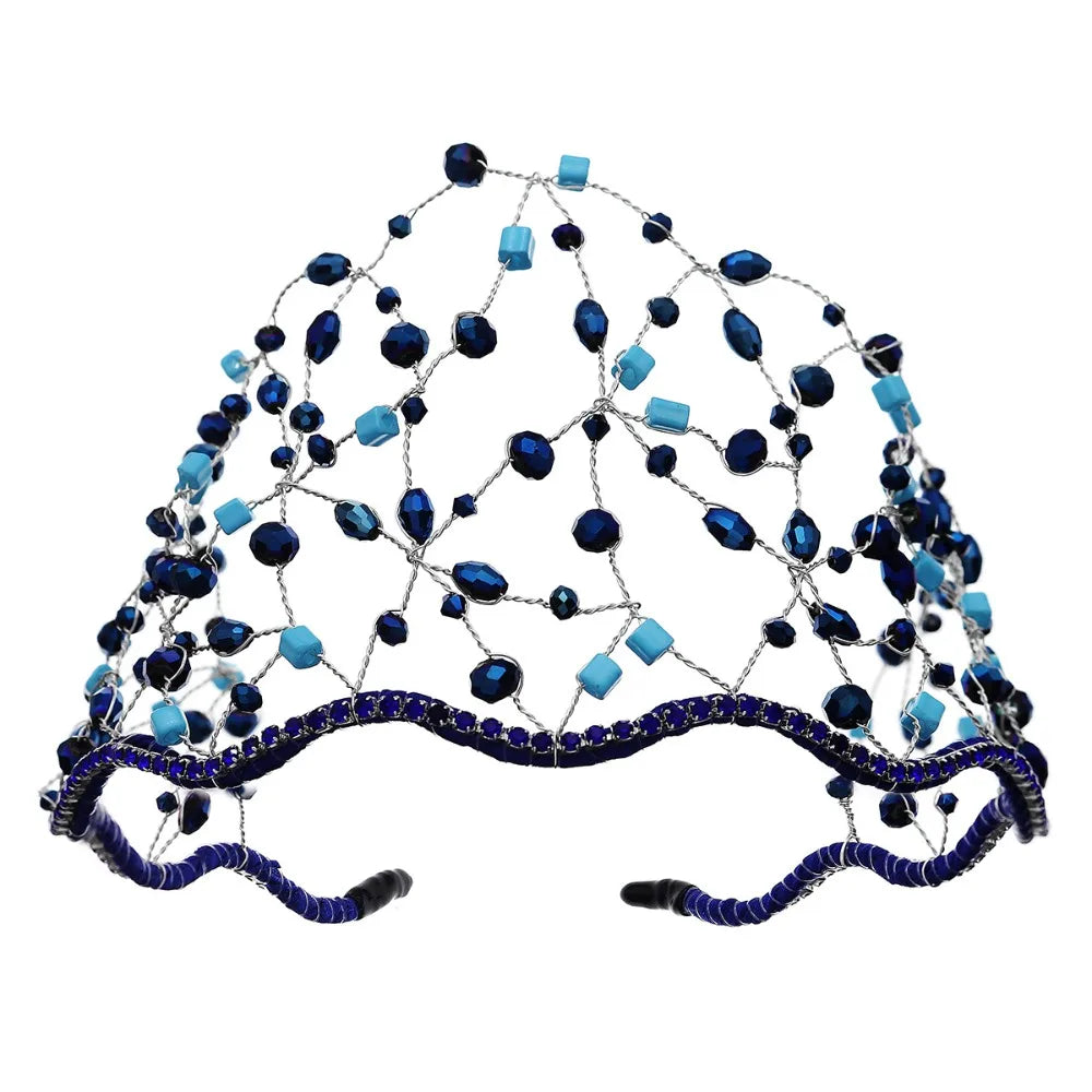 Luxurious Sparkling Handmade Crystal Hair Crown
