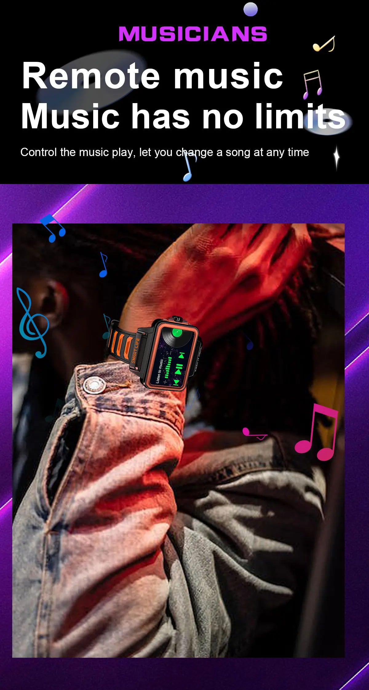 Đồng Hồ Thông Minh 1.57in Chống Nước 2024