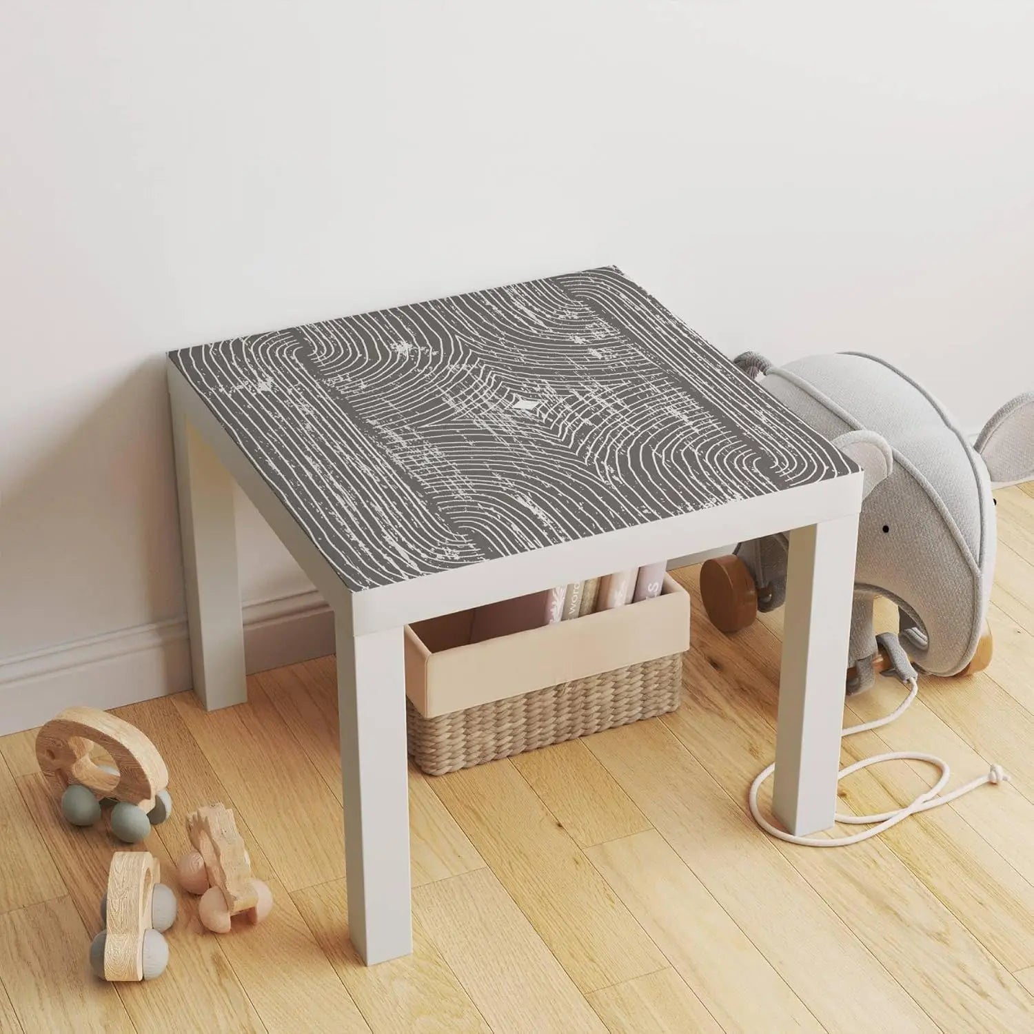 Boho Dark Grey Peel and Stick Wallpaper Geometric Arches Contact Paper Removable Wall Paper for Kitchen Walls Cabinet Drawer