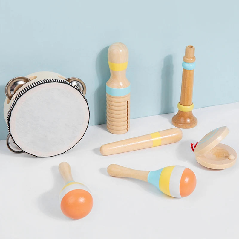 Interactive Wooden Percussion Instrument Toys for Smart Kids