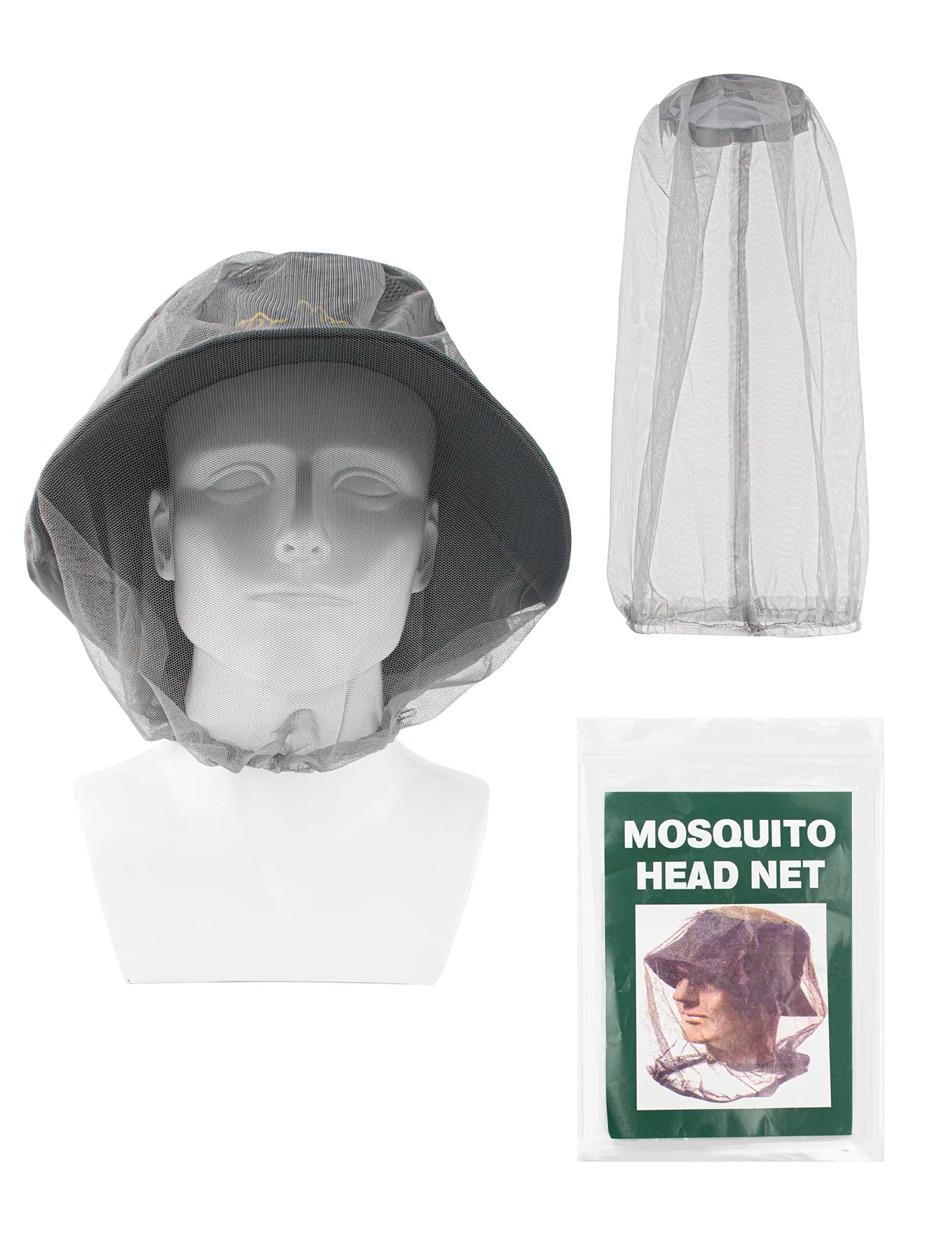 Breathable Outdoor Fishing Mosquito Net Hat