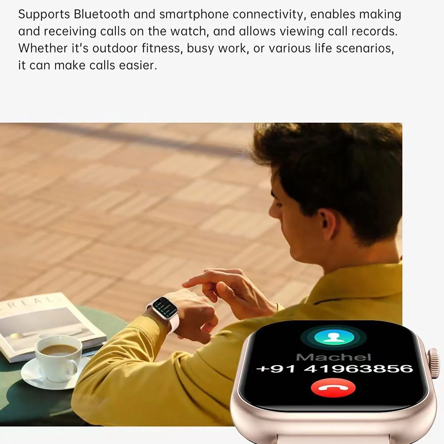 Đồng Hồ Thông Minh 10S AMOLED NFC GPS Chống Nước