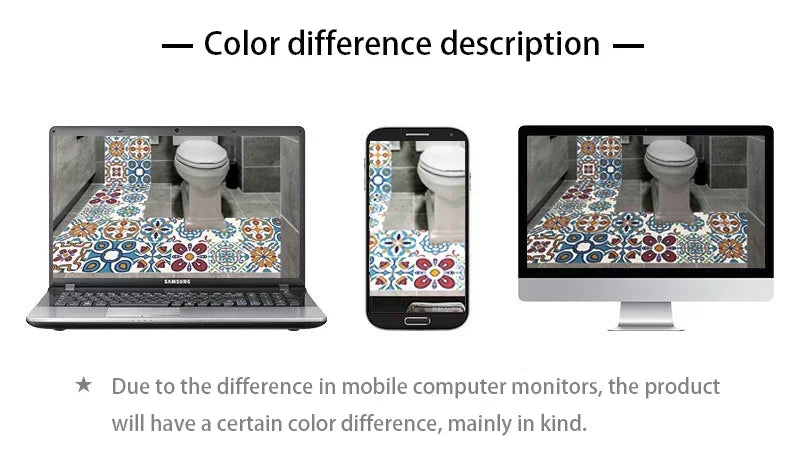 Colorful Marble Mosaic Wall Panels, 10PCS 10/15/20/30cm PVC Tiles, Peel &amp; Stick Oil-Proof Kitchen Wardrobe Art, Modern Home