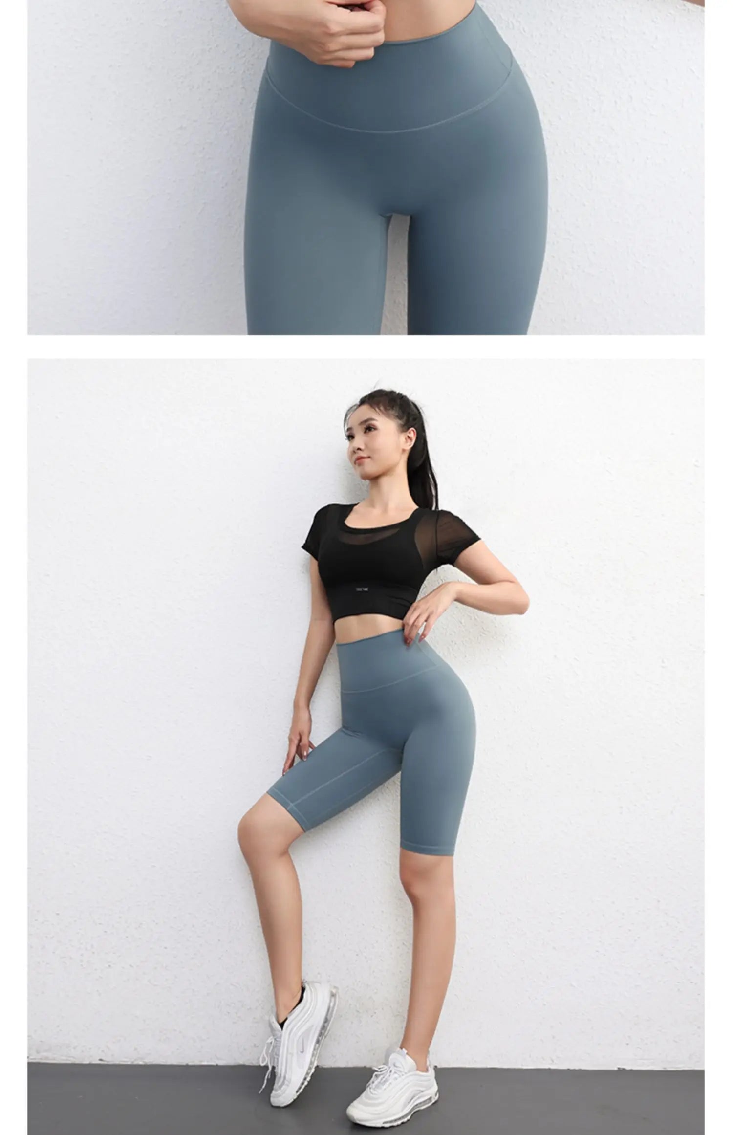 Áo Croptop Lưới Thoáng Tập Gym Nữ Năng Động Hè