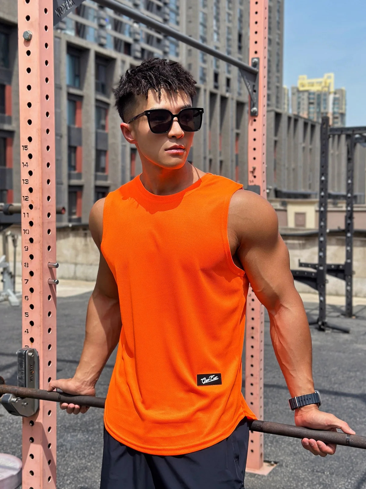 Áo Tank Nam Lưới Thoáng Khí Thể Thao Gym - Daisan Mart