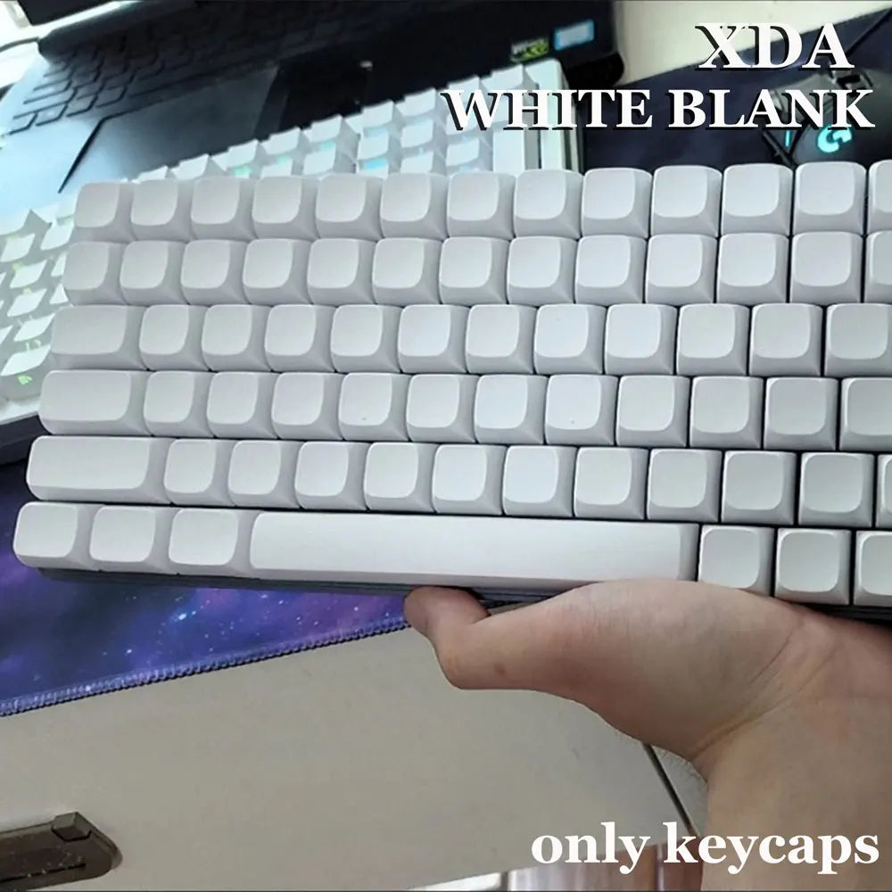 Nắp Phím Trắng Fynmi XDA PBT cho Bàn Phím Cơ