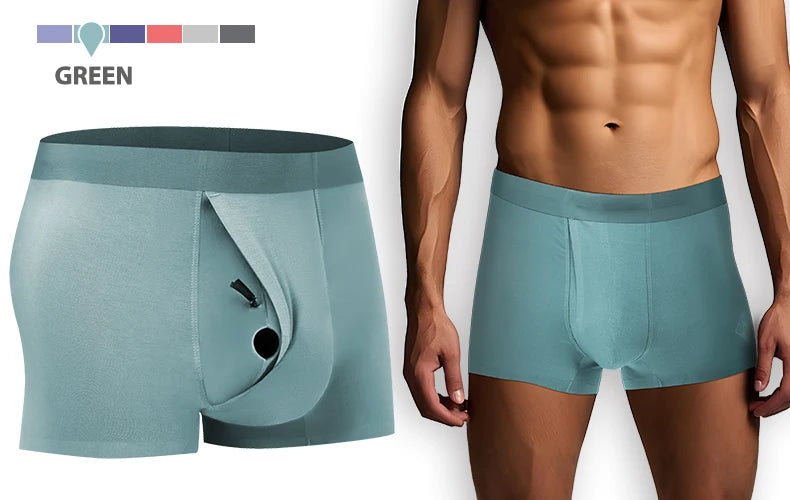 Men's Breathable Pouch Underwear Supports Phimosis Treatment