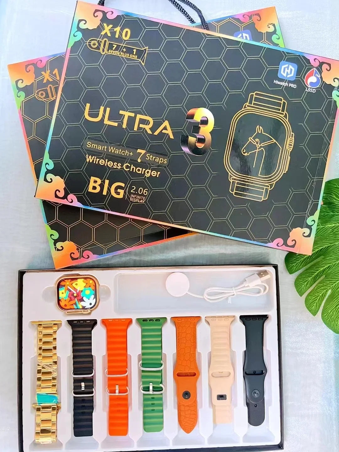 Đồng hồ thông minh X10 Ultra 3 thể thao, gọi Bluetooth