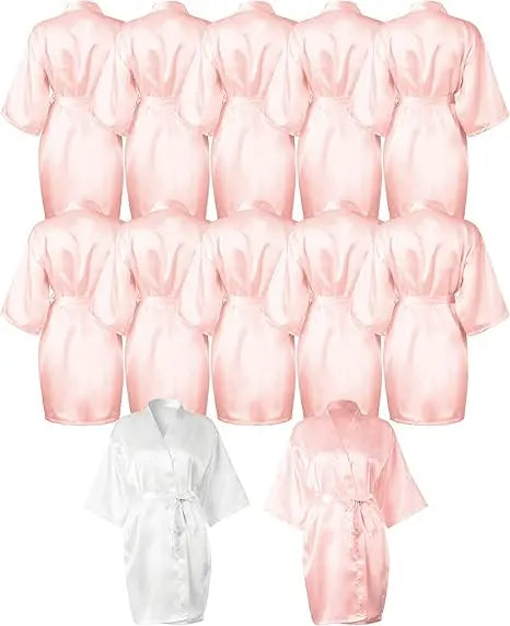 Áo choàng cưới lụa satin cho phụ dâu - Cô dâu sẵn sàng - Daisan Mart