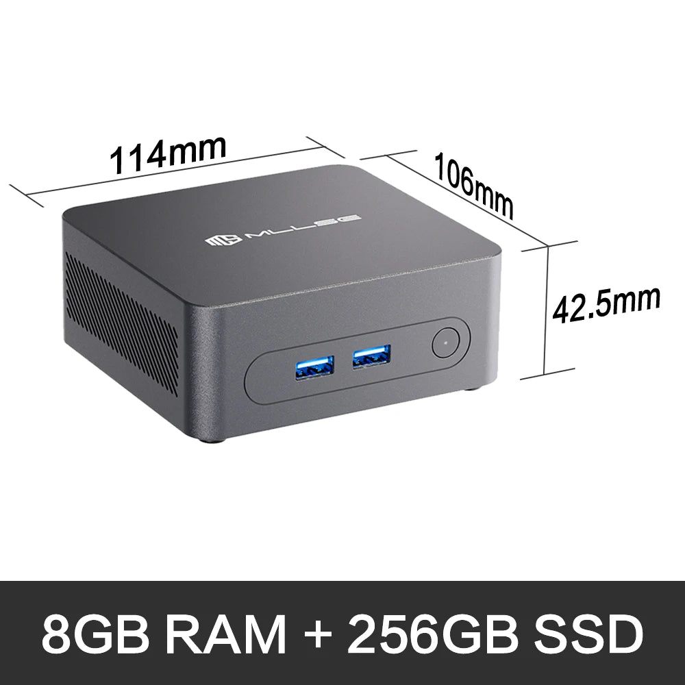 MLLSE G3 Mini PC Intel Alder Lake N100 DDR4 8GB/16GB RAM 256GB/512GB ROM WiFi 5 BT4.2 Windows 11Pro Mini Desktop Computer