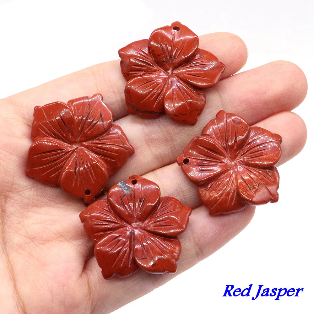 Amethyst Flower Natural Gemstone Pendant