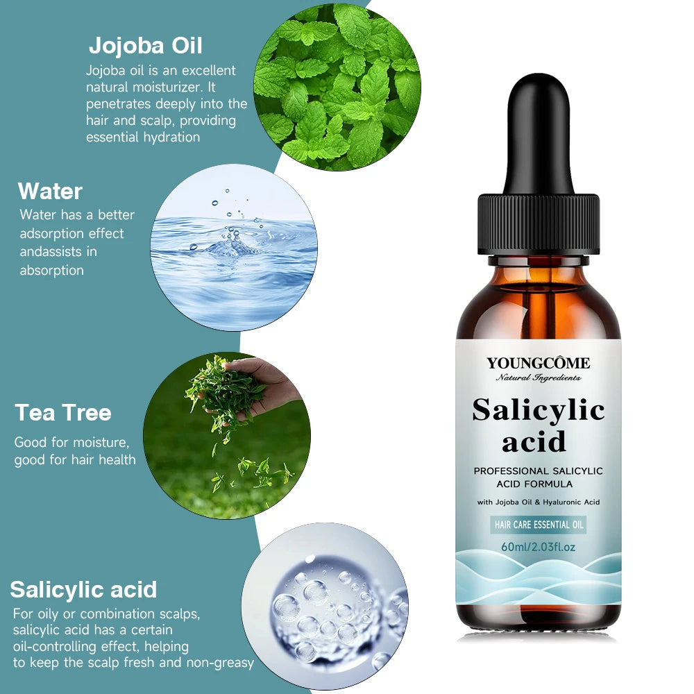 Dầu Gội Axit Salicylic Phục Hồi Tóc Hư Tổn 50ml