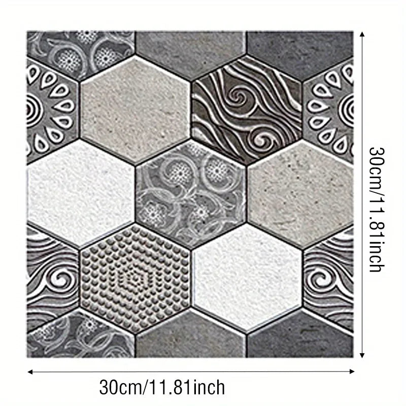 Miếng Dán Tường 3D Giả Đá Tự Dính - 10 Tấm - Daisan Mart