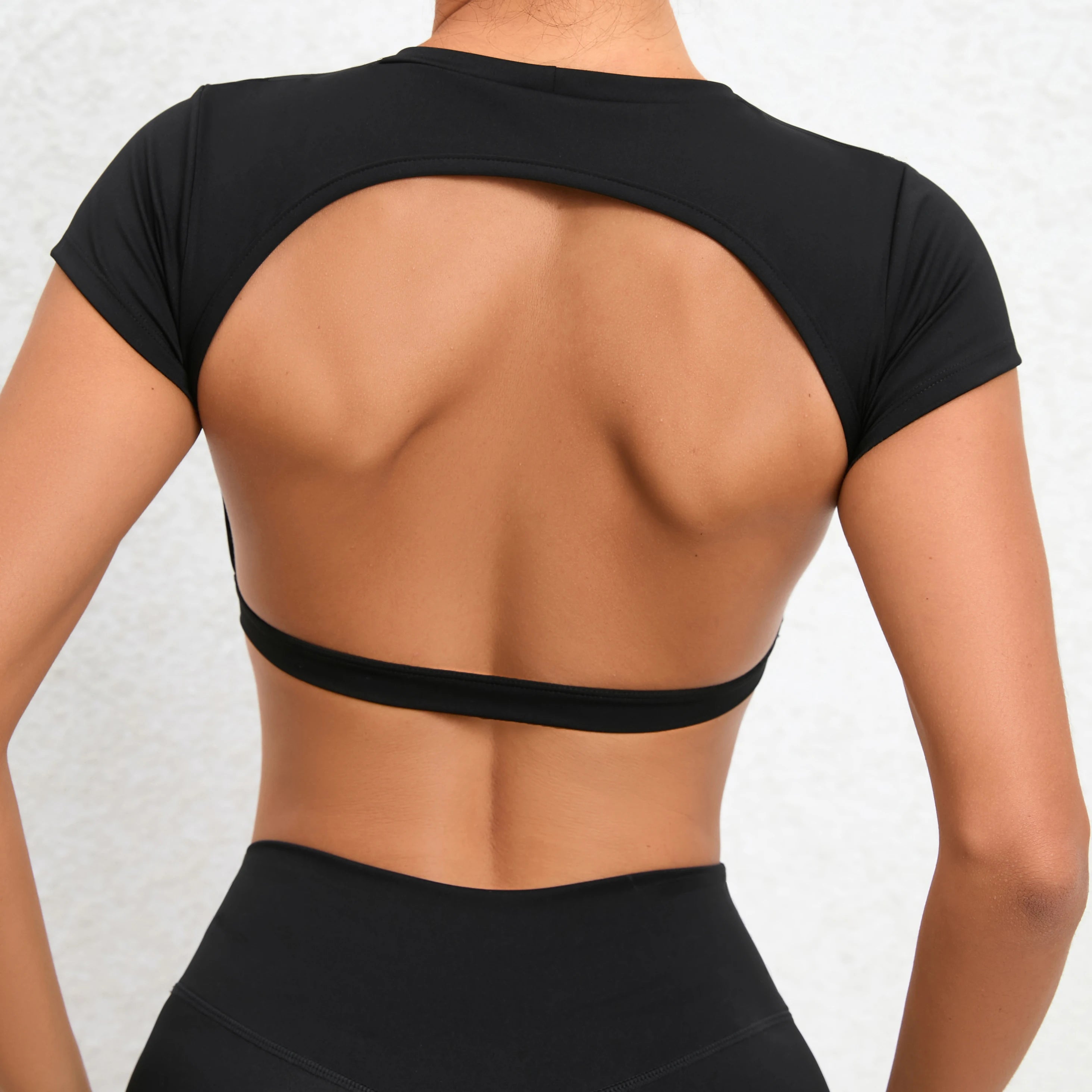 Women's Backless Sports Top Yoga Gym Fitness