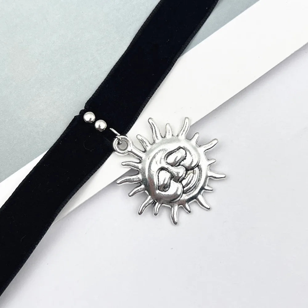 Movie Leon The Professional Cosplay Matilda Necklace Sun Punk Gothic Choker Chain Halloween Prop - Daisan Mart