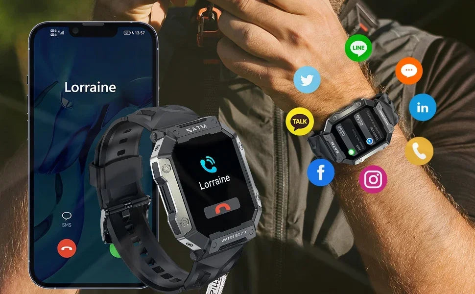 Đồng Hồ Thông Minh Thời Trang HD Chống Nước Đa Năng