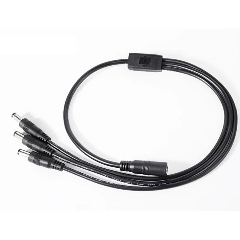 Dây Nguồn Chia 1 Ra 2/3/4 Đực 45cm 5.5x2.5mm 5A LED