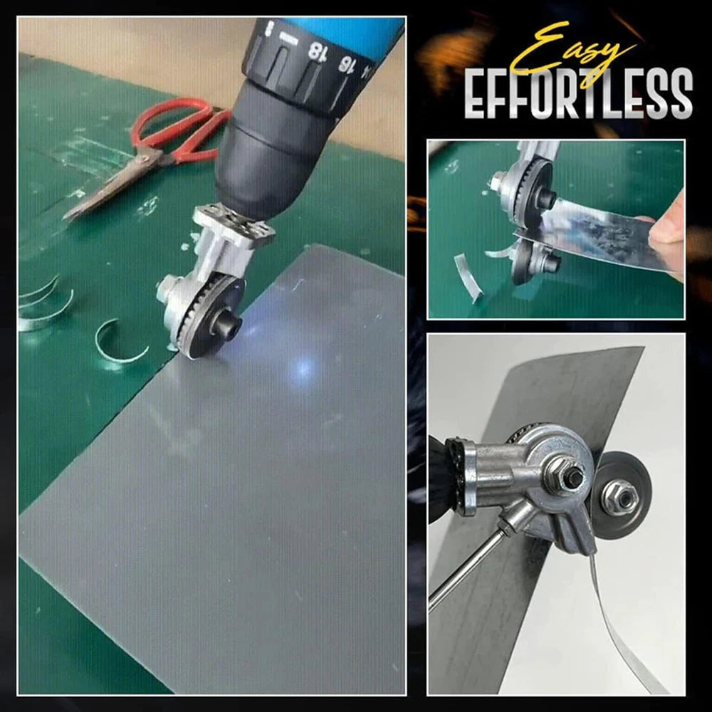 Electric Drill Plate Cutter Metal Nibbler Drill Attachment For DIY Sheet Metal Knife for Cutting Iron Steel Copper Aluminum