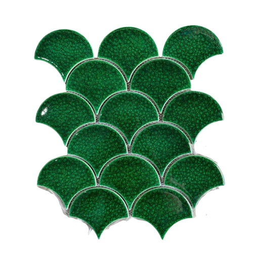 Fish scale mosaic tile 9508