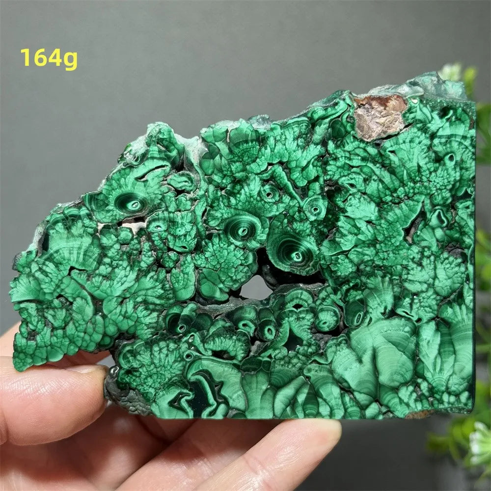 Thiên Nhiên Đá Malachite Sống Thiền Trang Trí 50cm - Daisan Mart