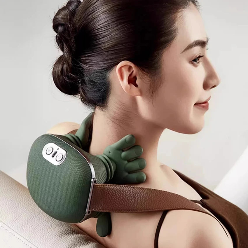 Multi-function Neck and Shoulder Massager with 3 Modes and Heating