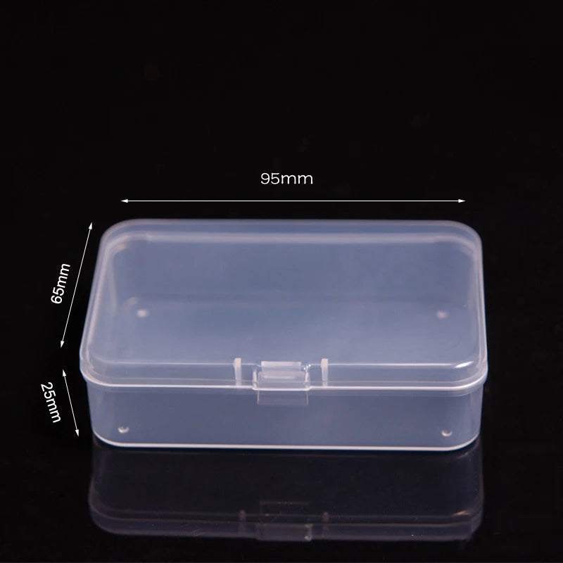 Mini Rectangular Dustproof Plastic Jewelry Box