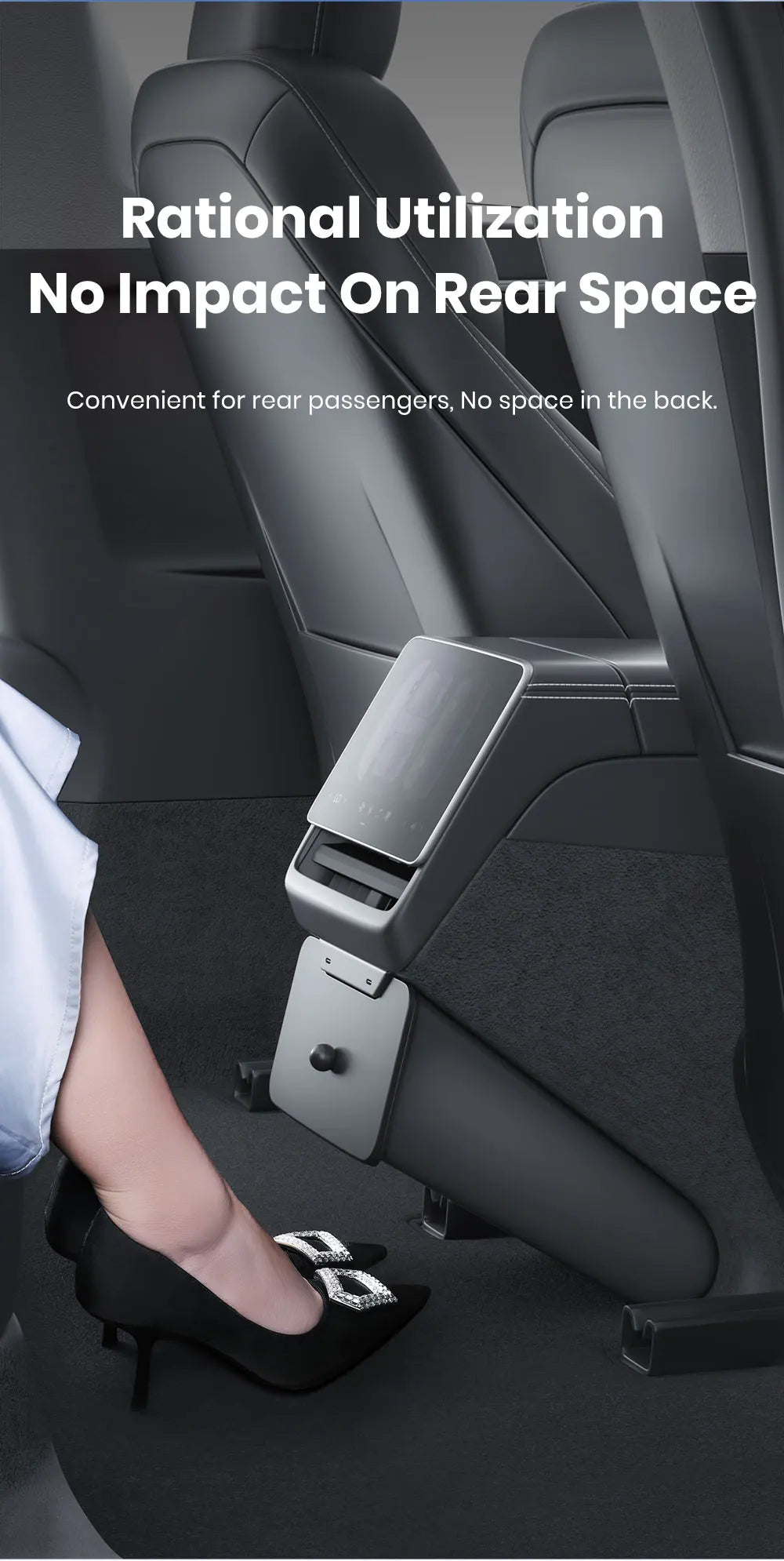 YZ Rear Seat Trash Can For Tesla Model 3 Y Highland Juniper Rear Interior Storage Box Magnetic garbage bin Car Accessories - Daisan Mart