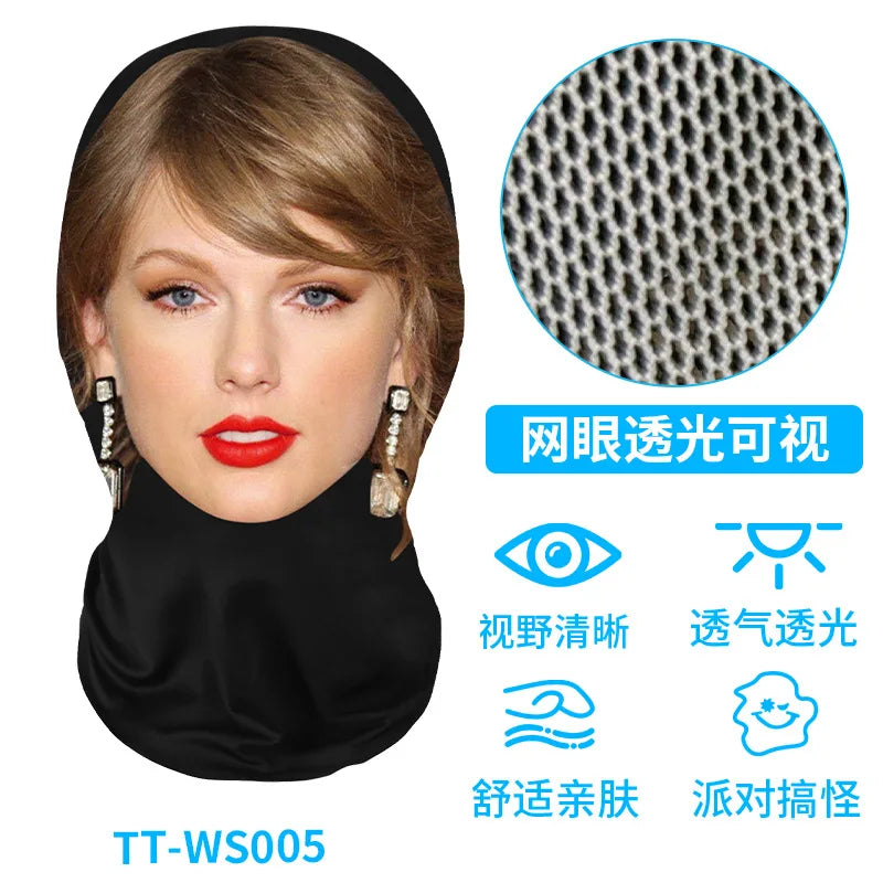 Mặt Nạ 3D Dẻo Hài Hước Cosplay Thời Trang Hip Hop