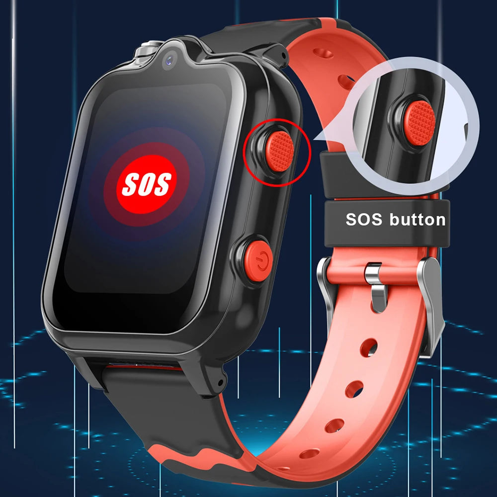 4G GPS Waterproof Kids Smart Watch 2025