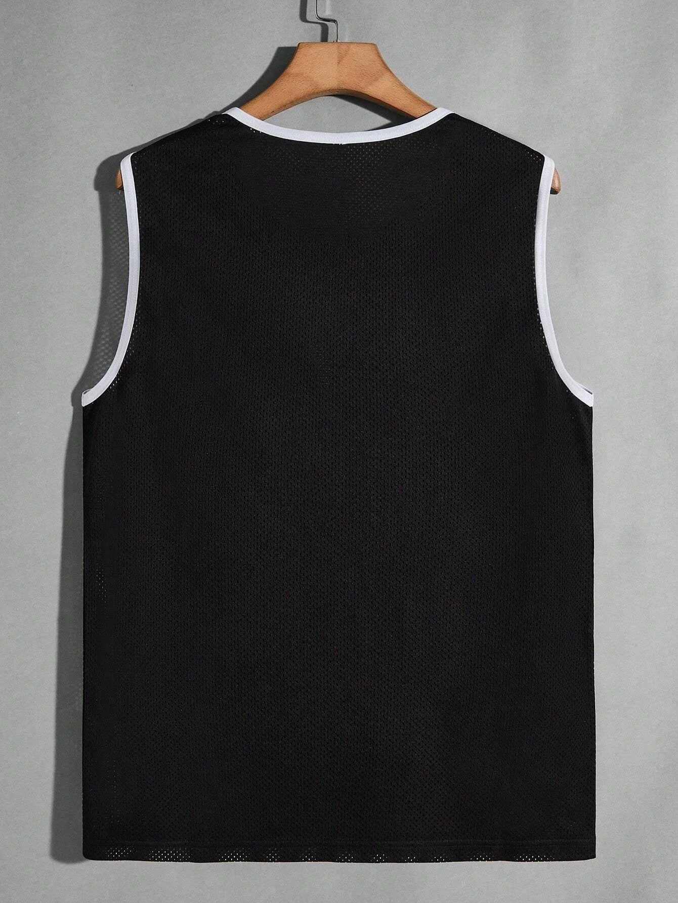 New tank top basketball jersey gym fitness support fan quick drying breathable sweat wicking and soft training clothes - Daisan Mart