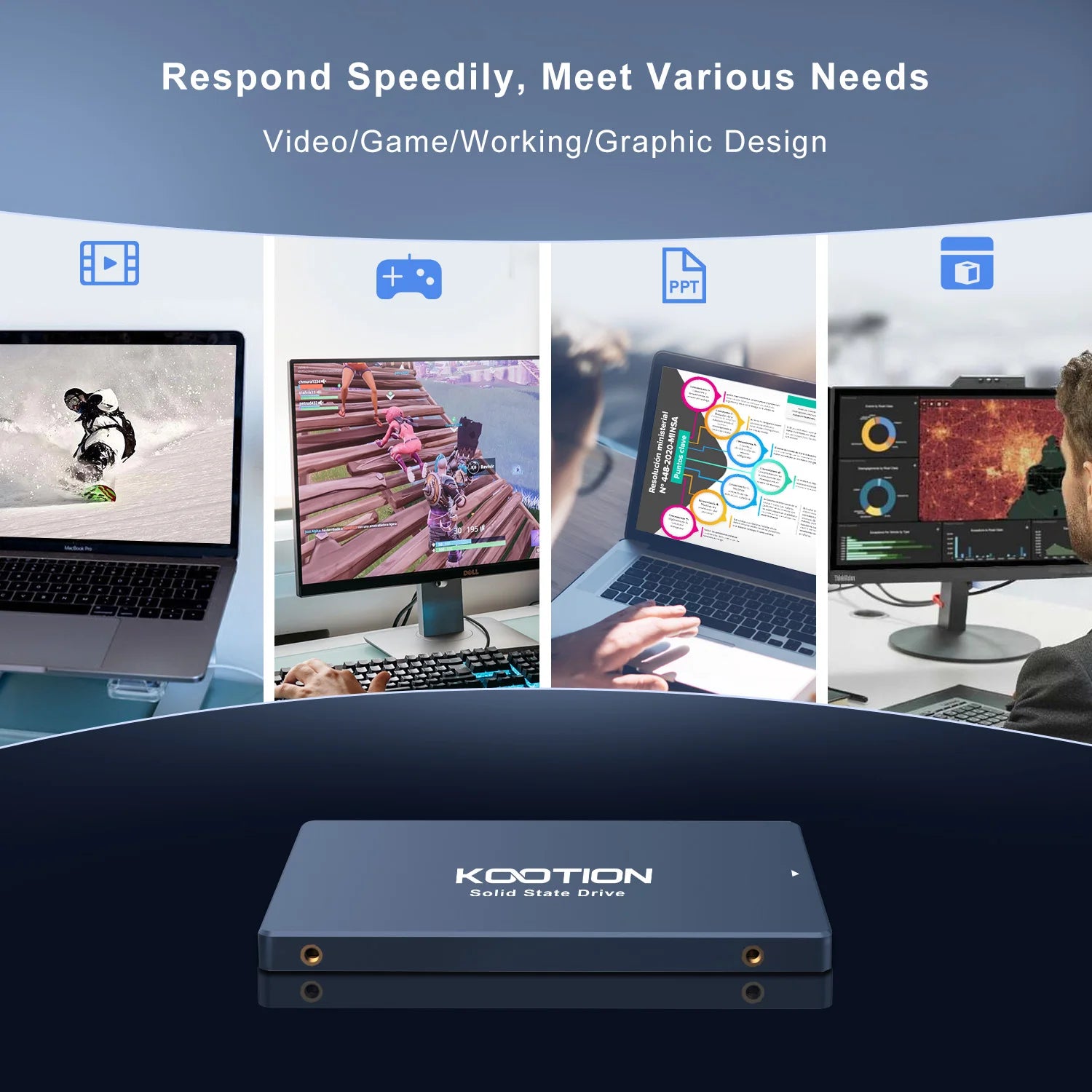 KOOTION Internal SSD Hard Drive - Various Capacity