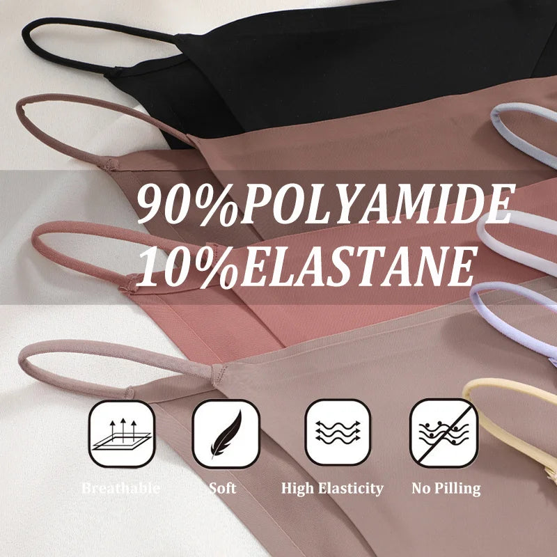 Set of 3 Ice Silk Ultra-Thin Seamless Women's Panties