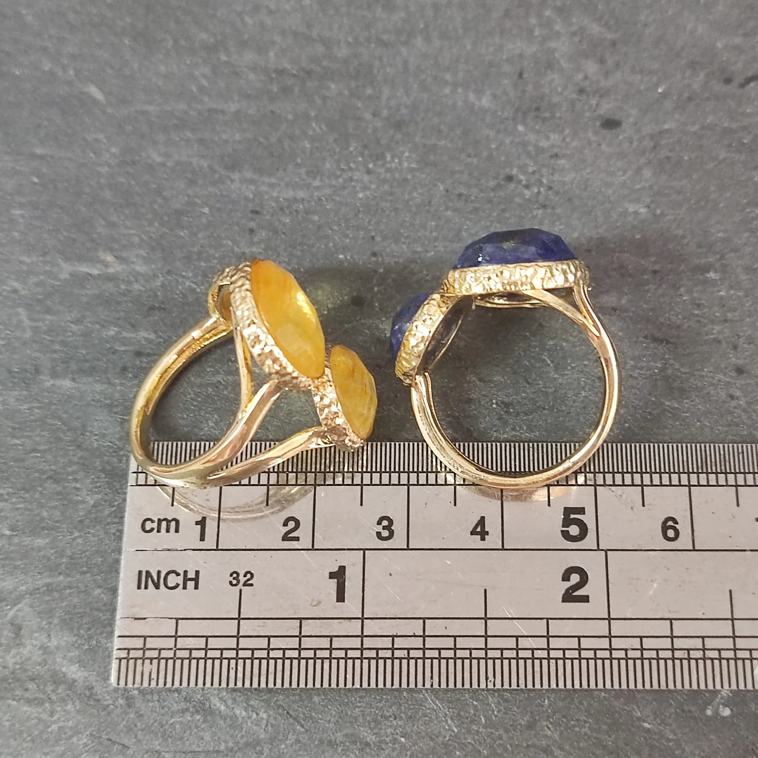 Natural Stone Rings - Healing Crystal Jewelry Gifts