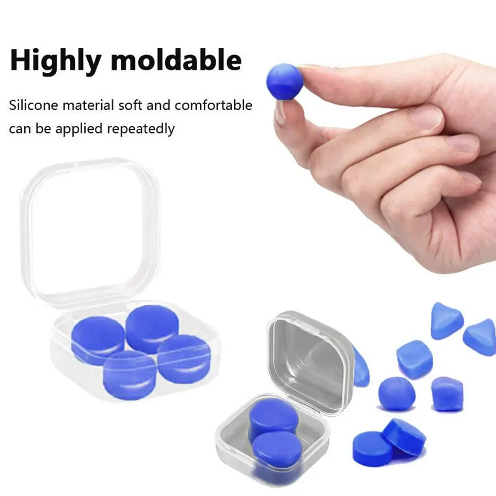 Bịt Tai Silicon Chống Ồn Đa Năng, Tái Sử Dụng - Daisan Mart